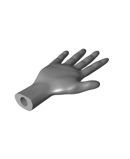Hand Jewelry/Ring Holder With Base 3d model