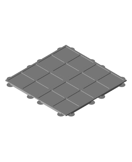 Chess Board (Storable, Compact) 3d model