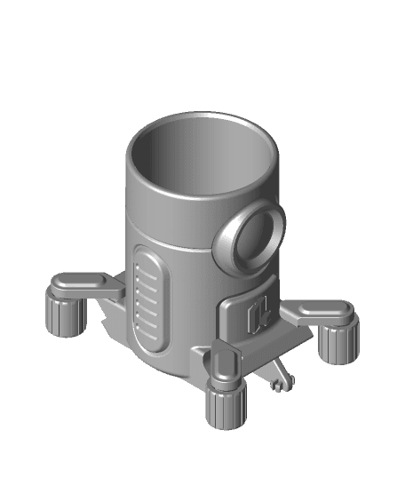 Droid Can Cup print-in-place 3d model