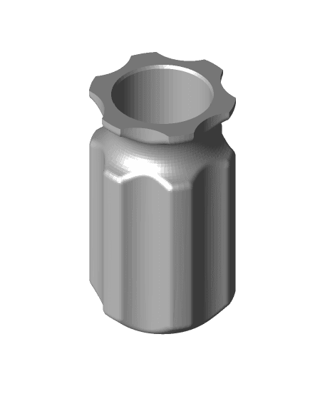 Slim Screwdriver Handle 12oz Can Cup 3d model