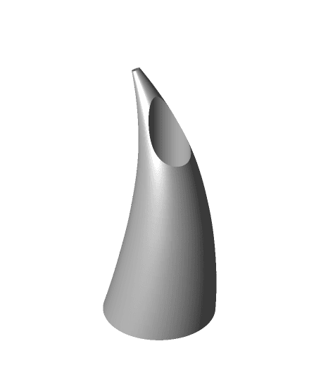 12 oz horn can holder Remix of Blank Can Cup RETURNS! by MandicReally 3d model