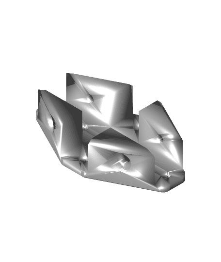 2020 Extrusion 4-way Tee 3d model