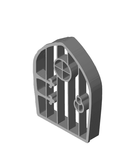 Door Cookie Cutter, Biscuit Cutter 3d model