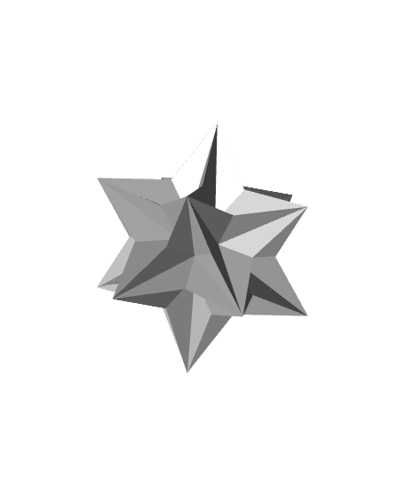 STELLATED DODECAHEDRON  1 3d model