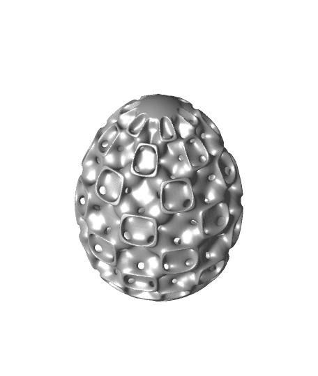Easter Eggshell 10 3d model