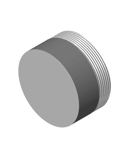 Jar/container with lid 3d model