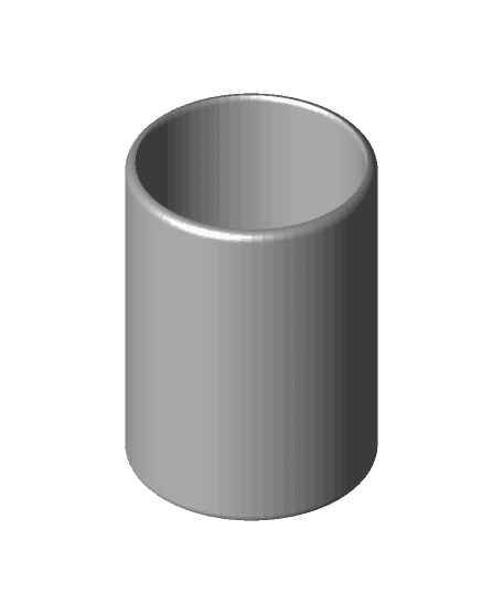 Cylinder based pencil holder 3d model