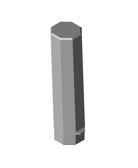 50 mm Peg (Bolt-Locked Insert) 3d model