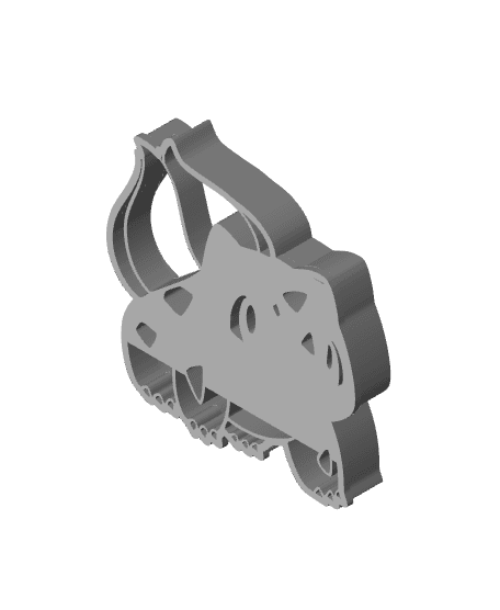 Balbasaur Cookie Cutter, Biscuit Cutter 3d model