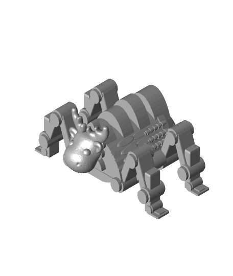 FHW: @Build_over_Bot edit (Blitzen) Robo Reindeer 3d model