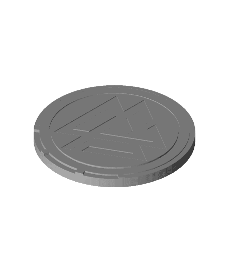 Germany national football team coaster or plaque 3d model