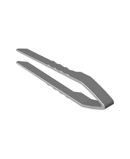 Tweezers (2 types) 3d model