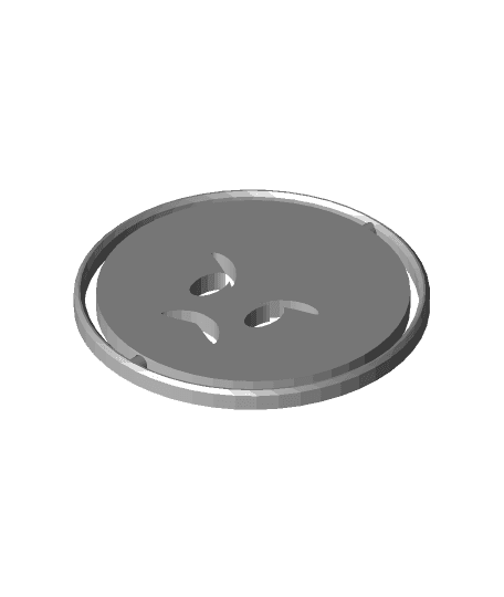 Spinning key ring! Angry Emoji Face 3d model