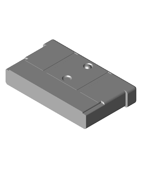 Gameboy Advance Style Switch Game Holder 3d model
