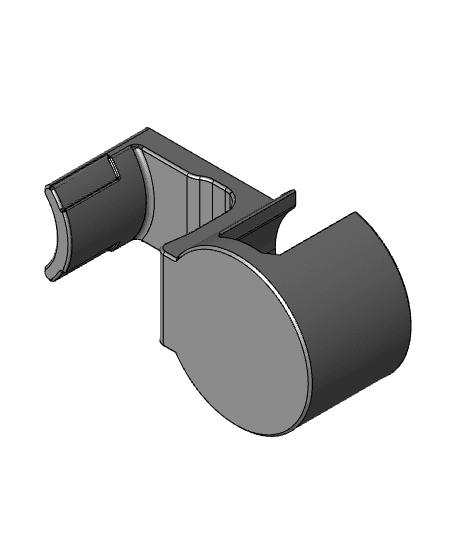 2007-2013 Silverado and Sierra Mug Holder - Flip-Up Console w/ 2 Cup Holders 3d model