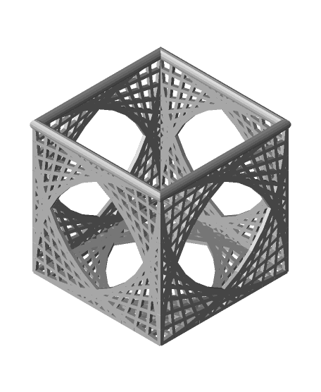 pattern box III - more solid 3d model