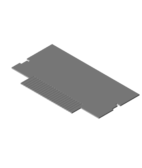 SNES Board and Pins 3d model