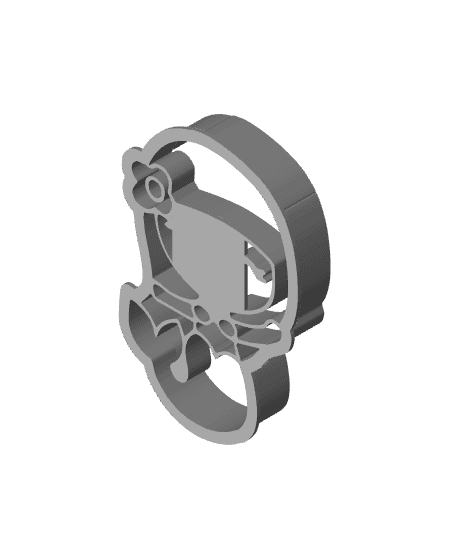 Mermaid Cookie Cutter, Biscuit Cutter 3d model