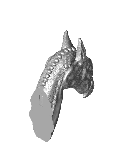 Thestral Head - Wall Mountable  3d model