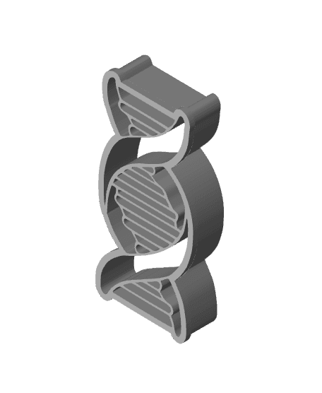 DNA Cookie Cutter, Biscuit Cutter 3d model