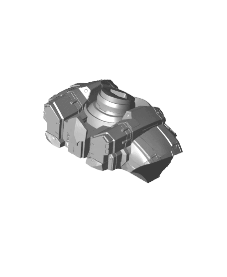 Armorized Deadpool Bust 3d Print File STL 3d model