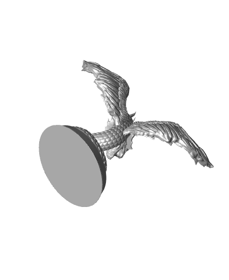 Winged Serpent (Pre-Supported) 3d model