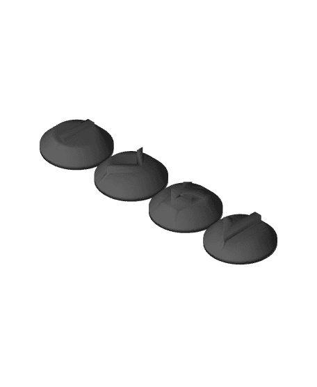 Loki Buttons for Cosplay 3d model