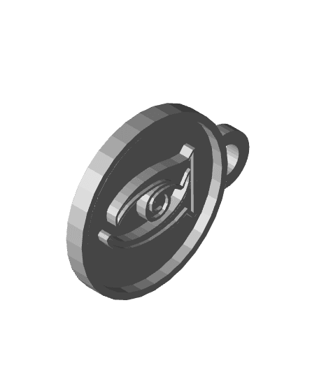 oblivion symbol keychain/pendant 3d model