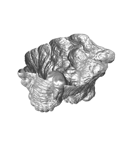 Life Sized Rancor Head Wall Mount - 3D Print Files 3d model