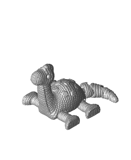 Crochet Brachiosaur 3d model