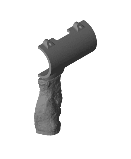 DeWalt Drill Shell with 3D Scanned Grip 3d model
