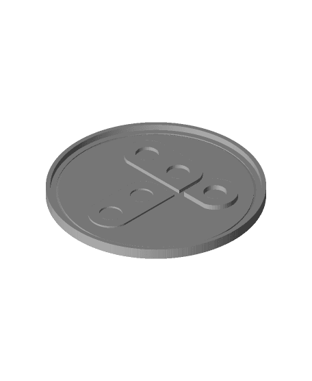 THANGS DRINK COASTER (Spinner) x2 3d model