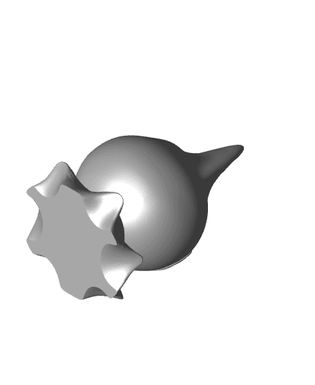 Shuppet Pokemon (Nosupport, 3mf included) 3d model