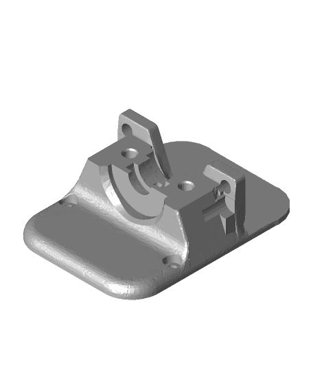 Anycubic Mega S (Pro) X Carriage Sherpa Mini Carrier Plate V5 (Stock) Hotend 3d model