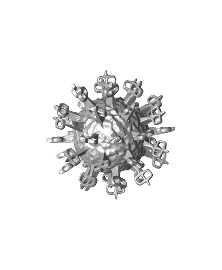 corona virus china variante - non commercial-share alike 3d model