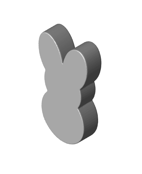 Peeps Bunny Marshmallow 3d model