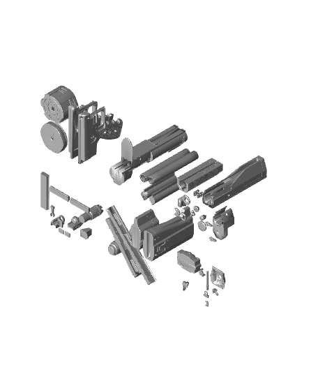 Halo Infinite Bulldog Shotgun - 3D Print Files 3d model