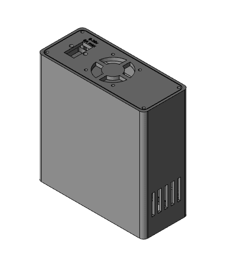 XYS3580 Power Supply Case  3d model