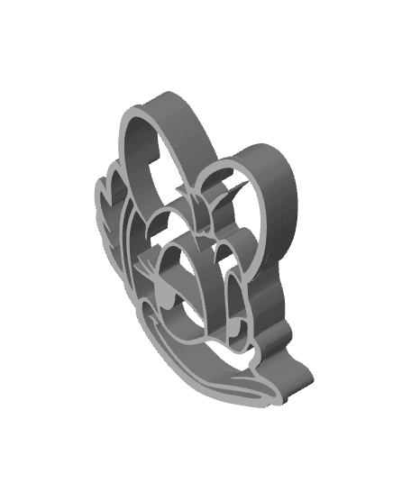 Cartoon Cookie Cutter, Biscuit Cutter 3d model