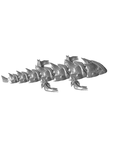 Articulated Spiny Lizard 3d model