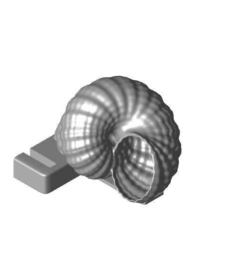 Seashell Horn Amplifier - Very Loud 3d model