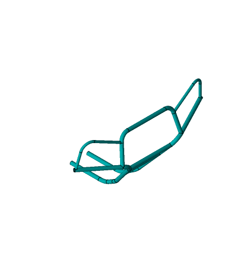 Front and rear bumpers 3d model