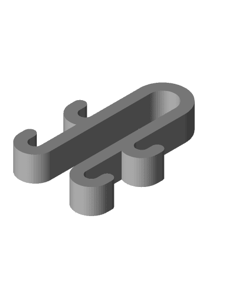 4 Belt Hanger 3d model