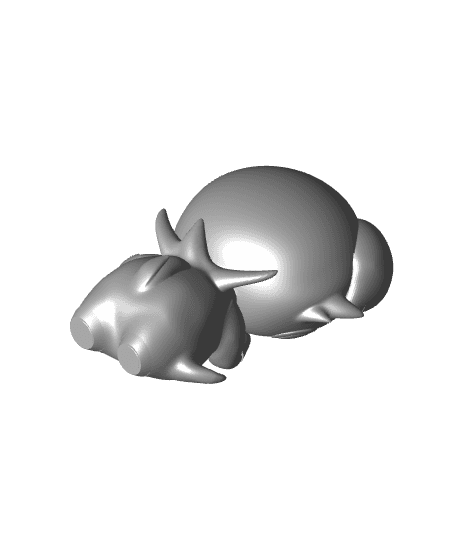Espurr Pokemon (no support, 3mf included) 3d model