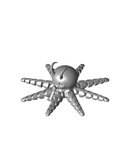Articulated octo devil 3d model