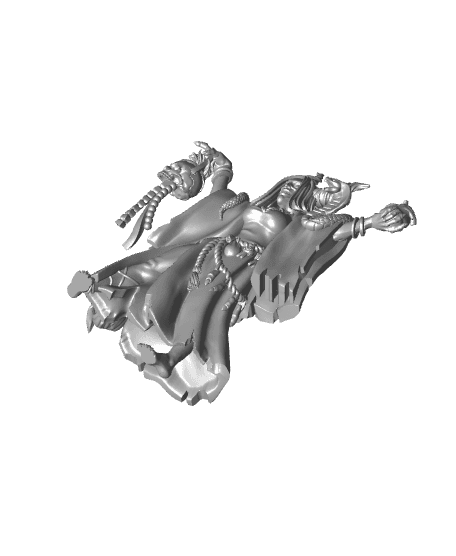Hags - With Free Dragon Warhammer - 5e DnD Inspired for RPG and Wargamers 3d model