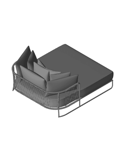 LEVANTE_Daybed.obj 3d model