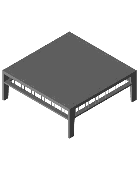 POUFF_COFFEE TABLE.obj 3d model