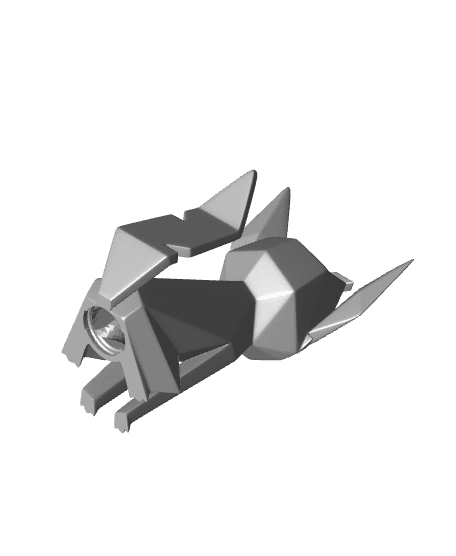 Low-poly Leafeon - Piggy Bank 3d model