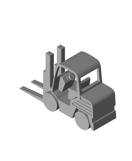 Forklift doorstop 3d model